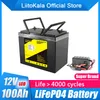 Liitokala 12.8V 100AH LifePO4バッテリーDIY 12V 24V 36V 48Vスタート車両ゴルフカートUPS家電製品インバーター/14.6V20A充電器