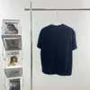 Tシャツ新しい印刷ネックEE6ショートコットン夏のスウェットシャツスリーブ白い黒い色：サンドハイデザイナーラグジュアリーラウンドパネル特大のグレード527