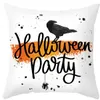 Halloween taie d'oreiller housse de coussin maison cadeau canapé coussin peau de pêche velours taie d'oreiller 24 styles pour vous choisir