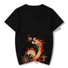 Estate nuovo drago cinese totem tendenza marea marca cotone sciolto girocollo manica corta t-shirt da uomo casual mezza manica 210324