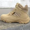 Stivali tattici militari invernali impermeabili in pelle vera in pelle vera in pelle su nero da combattimento deserto di combattimento dell'esercito stivale caviglia men039 scarpe da lavoro 213207190