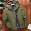 Мужская флисовая куртка плюс 7XL 8xL зима Parka большой размер 5xL пальто мужчины с капюшоном снежок верхняя одежда толщиной теплый водонепроницаемый мужчина 211214