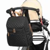 Baby Stuff Baby Travel Diaper Bag Backpack Stroller Organizer Nappy Bags +Changing Pad+Stroller Straps 210326