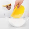 Multifunctional dough scraper Baking & Pastry Tools silicone metal material two in one design for bread pizza