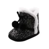 Nouveau-né bébé garçons filles paillettes hiver bottes de neige chaudes avec boule en peluche infantile anti-dérapant coton enfant en bas âge chaussures Firstwalking 2021 G1023