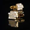 Geometryczne złote francuskie mankiety biżuteria koszula spinki do męskiej marki mody mankiet link ślub pana młodego guzik mankietów AE593935525674