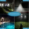 4 W 20 LED CHIPS Güneş Lambası Duvar IP65 Işık Sensörü Otomatik Olarak Kamp Gece Bahçe Yol Su Geçirmez Açık Ampul MotionLamp IR Aydınlatıcılar