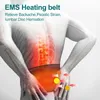 تخفيف الآلام النبضات الكهربائية جهاز العلاج الكهربائي EMS التدفئة تدليك حزام العلاج الطبيعي مدلك مدلك كهربائي