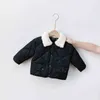 Winter Children's Warm Cotton Jackets Girls Clothes Kids Babys Rabbit Fur Collar Coats Korean Girl Boys Outerwears 211203