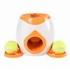 Tennis Launcher Pet Dog Feeding Interactive Toy Automatic Throwing Machine for Food Reward with 2 Balls Slow Feeder for Dogs 220209