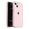 Duidelijke glitter Sparkle Bling Sparkly Girly Phone Case For Women Girls iPhone 14 13 Pro Max 12 Mini 11 X XR XS 7 8 Plus Case