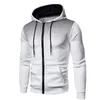 Homens jaquetas hoodies casacos casuais zíper moletom masculino tracksuit jaqueta moda homens vestir inverno adicionar lã hoodie tamanhos 42