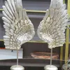 Europa Home Decoration Akcesoria Anioł Wings Statua Nowoczesny Figurka Salon Sypialnia Office Decor Ozdoby Art Rzeźba 210811