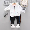 Baby Designer Clothes Boy Girl Casual Tracksuit Cotton Jacket Pants 2Pcs/Sets Leisure Sport Suit Spring Clothing BT6766