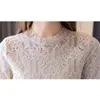 Blusas Mujer De Moda Autumn Long Sleeve Hollow Out Lace Blouse Women Shirts Casual Women Tops Womens Tops And Blouses C211 210602
