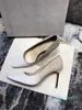 Moda Novas Mulheres Bombas Casamento JC Heaver Heavone Sandália 10.5cm Ponto Ponto Saltoado Noiva Diamante Londres Vestido Sapatos