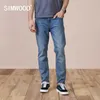 Automne Slim Fit Jeans effilés hommes décontracté basique pantalon classique haute qualité marque vêtements SK130283 211008