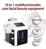 10 em 1 Água Oxigênio Jato Ultrassonic Scrubber Bio-Foton RF Para Deep Cleansing Face Lift Rejuvenescimento Dispositivos Diamante Hydra Microdermoabrasão Máquina Facial