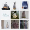 Shopping Bags Mesh Net Handbags Shopper Tote Vegetable Fruits Grocery Bags String Reusable Storage Bags Organizer T9I001522