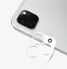 Kameralins Temperat glasskärmskydd för iPhone 15 14 13 Pro Max Mini Full Cover Protective Film With Black Circle