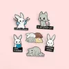 Cartoon Little Animal Mouse Enamel Pins Brooch Fashion Jewelry