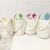 Easter Bunny Sepetleri DIY Süblimasyon Tavşan Kulakları Totebag Koyun Yumurta Saklama Çantası Parti Paskalya için Şeker Yüksek Kalite CCD11428