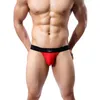 Sous-vêtements pour hommes Sexy Slip respirant String Jock Strap G-string Bulge Pouch Sous-vêtements Lingerie Low Rise U Convex T-back Male