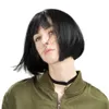 2021 Human Hair Wigs 유럽 및 미국 패션 중간 포인트 여성 긴 스트레이트 스타일 디자인 멀티 컬러 선택적 Spot9663198