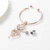 Bangle Cremation Jewelry Urn Bracelet For Ashes Lotus Flower Urns Cuff Bracelets Keepsake Memorial Women