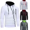 Herbst Herren Trainingsanzüge 2-teiliger Hoodie + Hose Sportanzug Pullover Reißverschluss Kleidung Sportbekleidung Größe M-4XL 211220