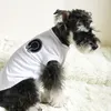Felpe per animali da ricamo Gilet Abbigliamento per cani Personalità Gilet per animali domestici stampati T-shirt Vestiti per cani di taglia piccola e media