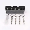 Guitar Keychain Holder For Hanging Door Wall Home House Storage Key Chain Amplifier Keys Plug Hanging Box Support Dropshiping 210626