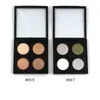 Luxury Makeup Beauty Pro Color 4 Eye Shadow Pallete Compact Colorful Shimmer Natural Lätt att bära ljusare ögonskuggor8386817