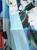 Каникулы Женщины Maxi Платья Мода Дизайнер Длинные Рукав Праздник Boho Элегантные Цветы Напечатанные Шифонские Платье Vestidos 210421