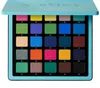 2021 Maquillage des yeux Cadeau de Noël Glitter Shimmer EyeShadow 25 Couleur Matte Metallic Flash Eyeshadows Palette Violet Orange Bleu 3 Styles