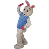Easter Rabbit Mascot Costume Top quality Cartoon Anime theme character Adults Size Christmas Carnival Birthday Party Outdoor Outfit