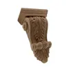 RUNBAZEF Natural Oak Wood Carved Applique Furniture Vintage Home Decor Decoration Maison Accessories Modern Feng Shui 211021