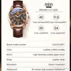 OLEVS Top Brand Orologio al quarzo da uomo Nottilucenti Business Impermeabile Orologi di lusso Cinturino in pelle Relogio Masculino Multifunzione Polso a sei lancette