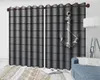 Gardin draperier högkvalitativa gardiner Ling room modern beautiuful fönster 3d grå träbräda HD digital print blackout