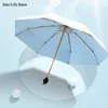 Mini guarda-chuva chuva mulheres parasóis titânio sol sol dobrável uv protetor uv pequeno presente guarda-chuvas presente
