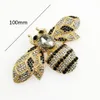 Bling grande broche abeille insecte cristal strass broche insecte pour les femmes