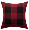 NEWNEWPillows Case Couleur Plaid Soutien Lombaire Coussin Couvre Linge Teinté Taie D'oreiller Décoration De La Maison Pour Lit Caché Fermeture À Glissière DHA98