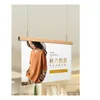 80cm 60cm / Hanging Flag Pole Banner Hanger Rod Pop Advertising Poster Clip Canvas Hanging Rail TK Board Holder