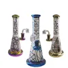 Hookahs Arco-íris Colorido Vidro Bonga Tubos de Água Drowehead Percácido de Dab Dab 14mm articulação feminina com quartzo banger unha desaparecida