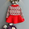 LZH, осенне-зимний пуловер с узором «любовь», рубашка + трикотажная юбка, костюм из 2 предметов, модный детский комплект, одежда для девочек от 2 до лет