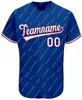 Jersey de baseball personnalisé personnalisé imprimé à la main cousue Youqb Baseball Jerseys Hommes Femmes Jeunesse