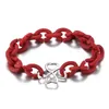 День Святого Валентина подарок Lucky Clover Bead Charm 10 цветных браслетов резиновые X браслеты для женщин DIY ювелирные изделия