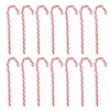 Kerstdecoraties 28 stks Candy Cane Shaped Hanger Boom Opknoping Decor Xmas