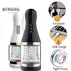 Nxy Men Masturbators USB Voice Masturbator 360 градусов Поворотные секс-игрушки для мужчин 3D VAGINA Vibrator Эротическая киска 7 скоростей Мужской мастурбационная чашка 1202