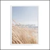 Paintings Arts, Crafts Gifts Home & Gardenreeds Prints Sea Grass Art Plants Nature Scenery Wall Picture Room De Canvas Painting Nordic Style